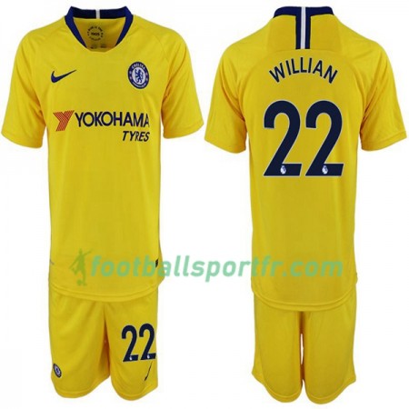 Tenue Chelsea Willian 22 Enfant Extérieur 2018-2019 Maillot de Foot